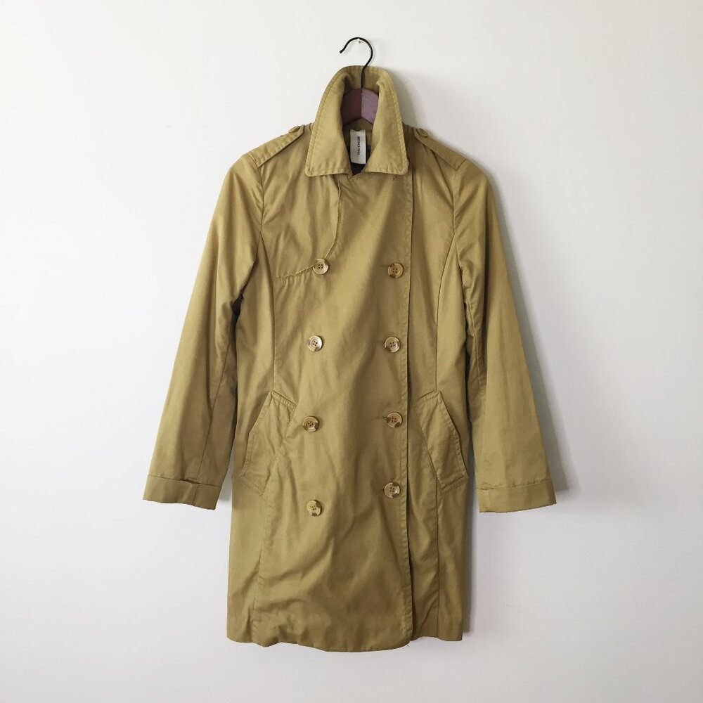 JNBY Women's Cotton Trench Coat with Removeable Liner Size S